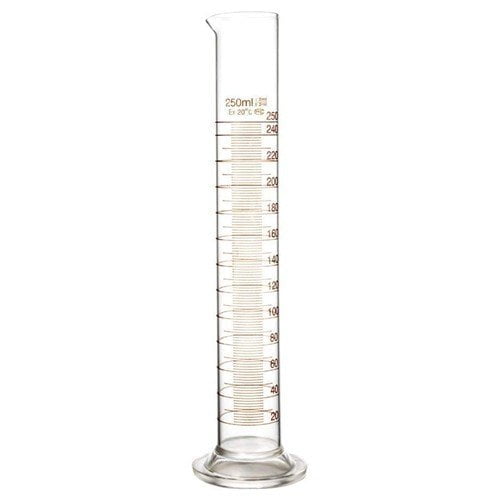 Glass Measuring Cylinder 250ml Graduated Cylinder China