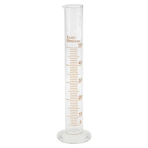 Glass Measuring Cylinder 50ml Graduated Cylinder China