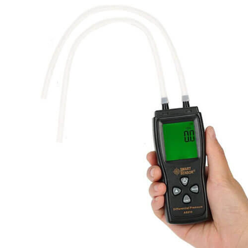 Smart Sensor Digital Manometer AS510 Differential Pressure Meter Details