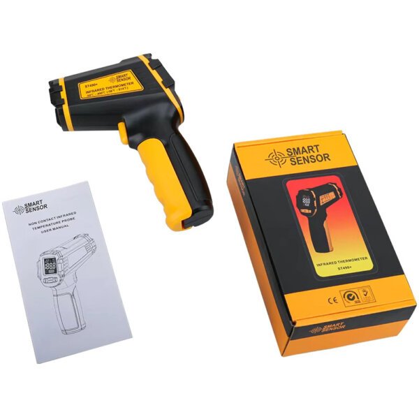 Smart Sensor Infrared Thermometer ST390+ Temperature Gun Smart Sensor Infrared Thermometer ST390+ Temperature Gun