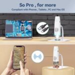 USB WiFi Digital Microscope 1000X Zoom and Compatible with Mobile & PC