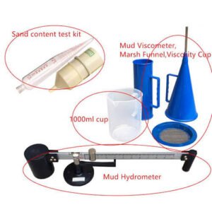 Slurry Sand Content Test Kit (Sand Content, Marsh Cone Set, Mud Hydrometer)