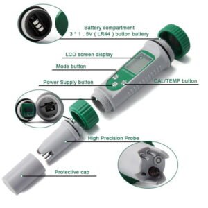 6 in 1 Multi-Parameter Water pH, EC, TDS, Salt, S.G and Temp. Tester pH-786