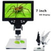 Portable Digital Microscope G1200 with 7 inch LCD Monitor 12MP and 1200X Zoom Biological Microscope