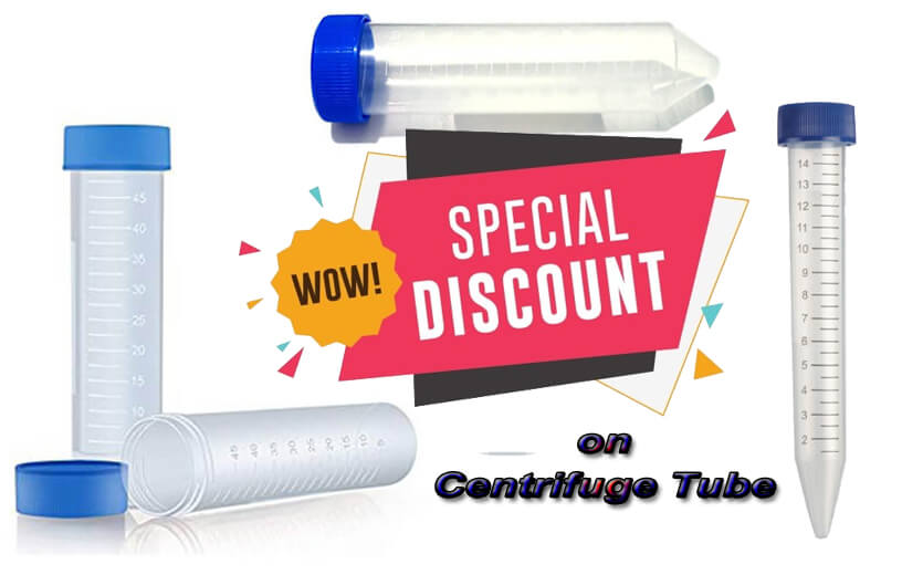 Special Discount on Centrifuge Tubes