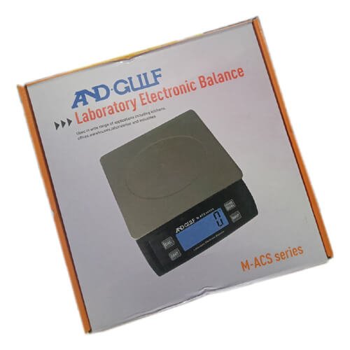 AND Gulf Laboratory Electronic Balance M ACS Series Box