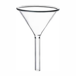 Glass Funnel 90mm made in China