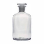 Glass Reagent Bottle 1000ml Narrow Mouth with Glass Stopper