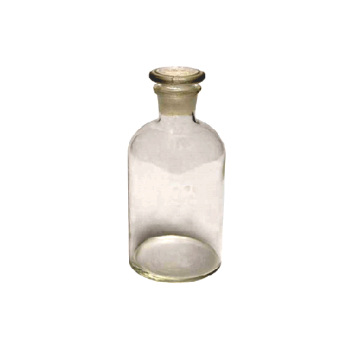 Glass Reagent Bottle 60ml Narrow Mouth with Glass Stopper