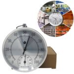Indoor Outdoor Analog Dial Hygrometer, Temperature and Humidity Meter