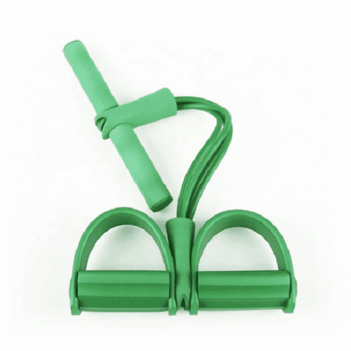 Pull Rope Exerciser Body Trimmer Rubber green