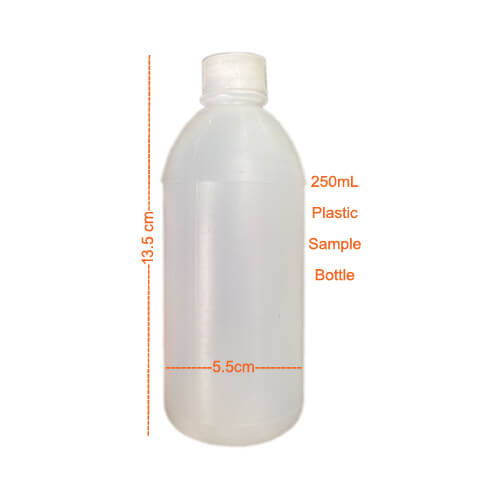 250mL Plastic Sample Bottle HDPE Bottle