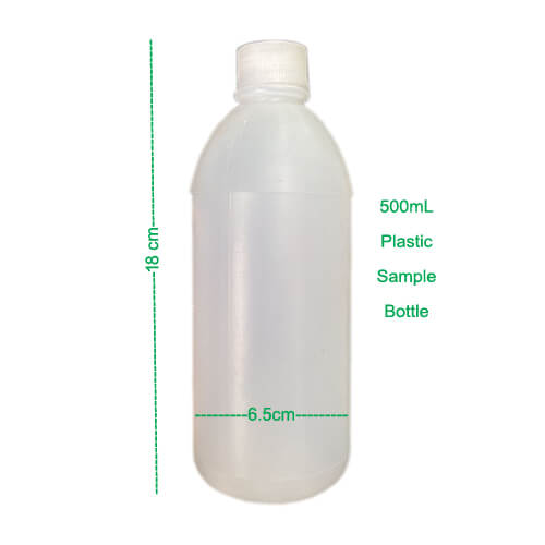 500mL Plastic Sample Bottle HDPE