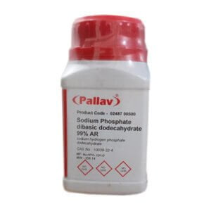 di Sodium Hydrogen Phosphate Dodecahydrate 500gm Pallav India