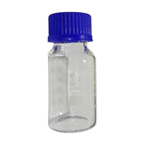 Duran Lab Glass Bottle 50 mL Right Side