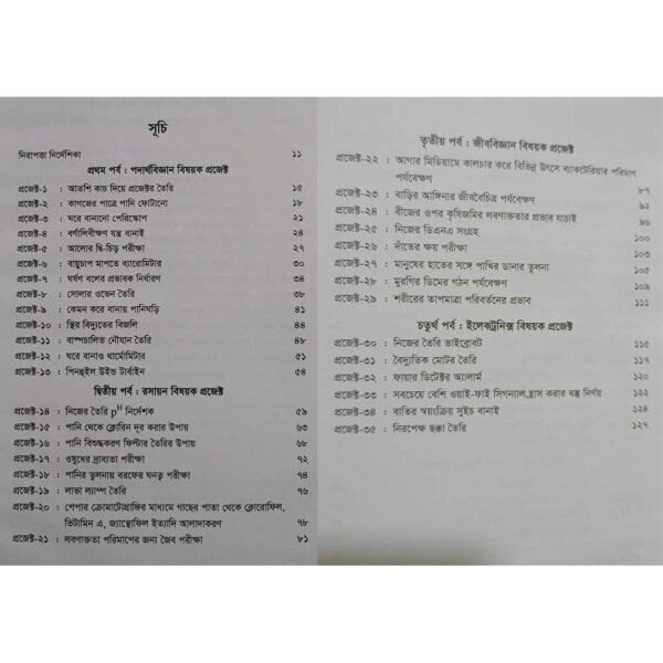 Little Scientist’s Laboratory Index ক্ষুদে বিজ্ঞানীর ল্যাবরেটরি Little Scientist's Laboratory