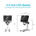 4.3 Inch LCD Wireless Microscope 1000x WiFi Microscope