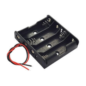 Battery Holder 4 Point 1.5V AA Battery Case