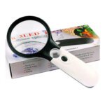 Handheld Magnifying Glass with 3 LED 75mm