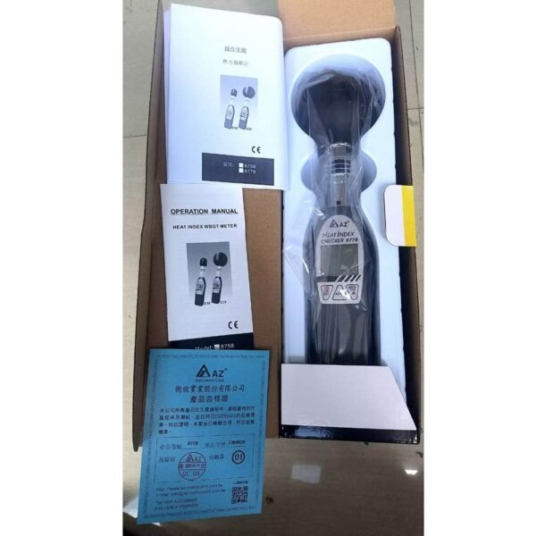 Wet Bulb Globe Temperature WBGT Heat Index Checker 8778 in Box Wet Bulb Globe Temperature WBGT Heat Index Checker 8778
