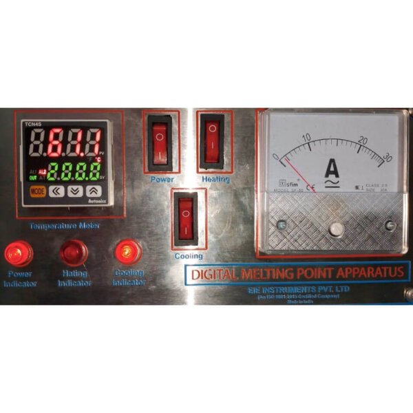 Digital Melting Point Apparatus EIE PTLT131 3rd Digital Melting Point Apparatus EIE-PTLT131