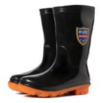 JCD Waterproof Gum Boot Black Color, Size: 44