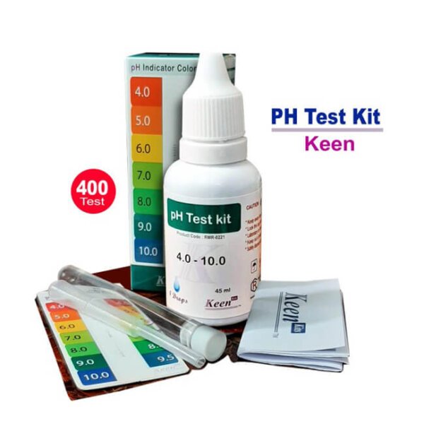 Keen pH Test Kit 400 Tests Keen pH Test Kit 400 Tests pH 4.0-10.0