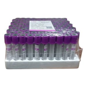 Blood Collection Tube 3mL with EDTA 100 Pcs