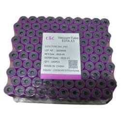 Blood Collection Tube 3mL with EDTA 100 Pcs