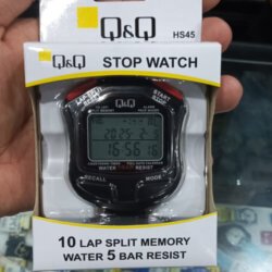 Q&Q Digital Stopwatch HS45 Stop Watch