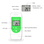 USB Temperature Data Logger TempU-04