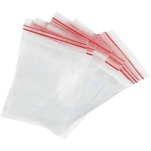 Plastic Zipper Bag 10x8 Inch 100 Pcs