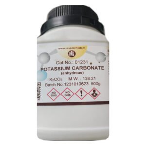 Potassium Carbonate Anhydrous 500gm RL, India