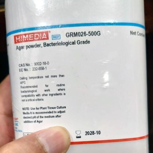 Agar Powder 500gm Bacteriological Grade HiMedia Real Picture