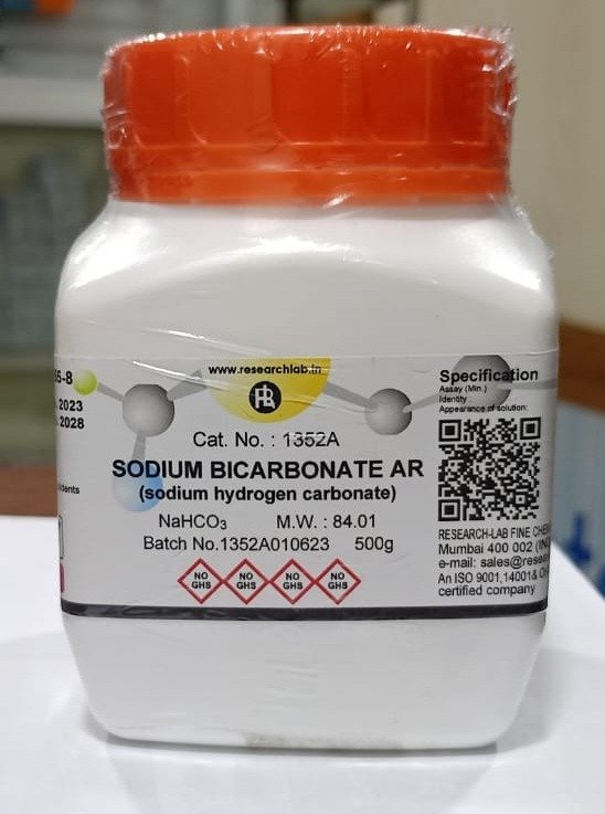 Sodium Bicarbonate AR 500g ResearchLab India