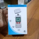 Flus Humidity and Temperature Data Logger ET-176 with PDF Report in Box Front