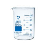 Arco Glass Beaker 100mL Low form with Spout