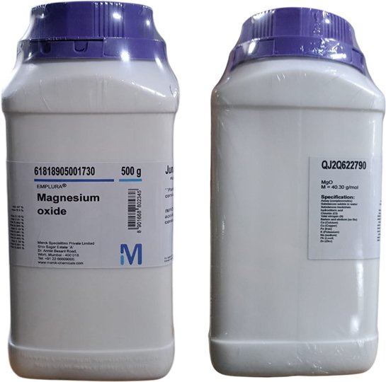 Magnesium Oxide 500gm Merck Details Picture