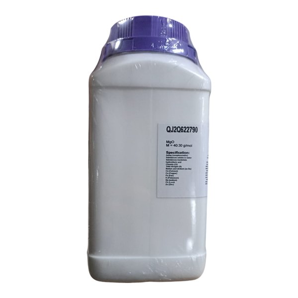 Magnesium Oxide 500gm Merck Real Picture Formula Side Magnesium Oxide 500gm Merck Real Picture Formula Side