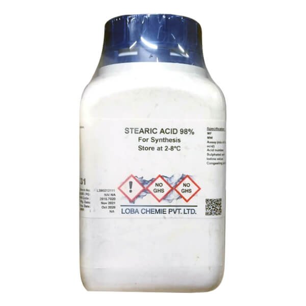 Stearic Acid 98% for Synthesis 500gm Loba India
