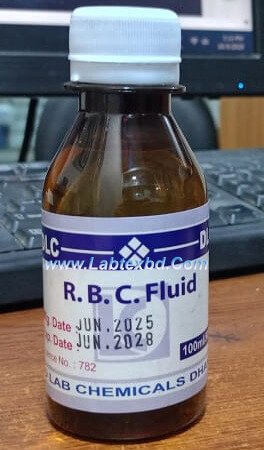 RBC Fluid 100mL for Accurate RBC Counting Raw Image for Description