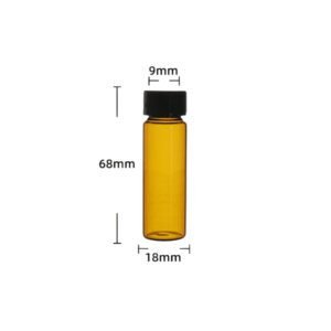 Amber Glass Vial 12mL with Screw Cap China