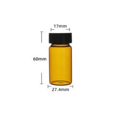 Amber Glass Vial 20mL with Screw Cap China