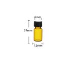 Amber Glass Vial 2mL with Screw Cap China