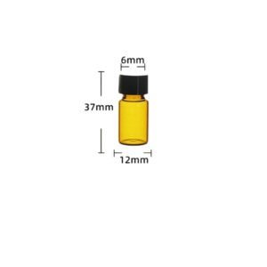 Amber Glass Vial 2mL with Screw Cap China