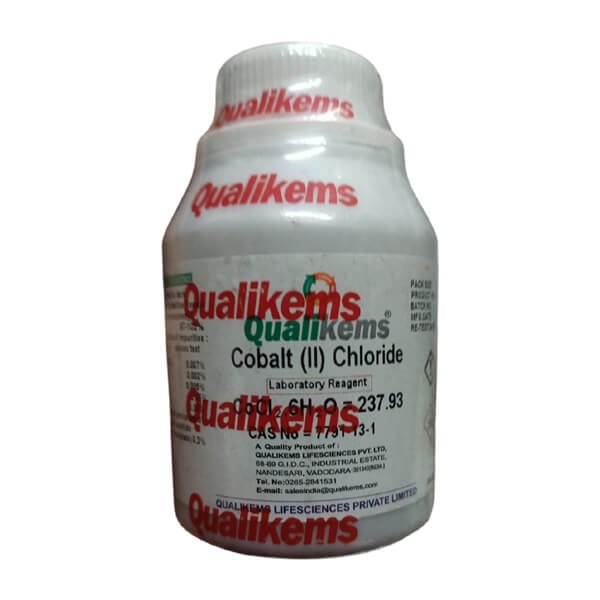 Cobalt (II) Chloride 100g Qualikems India Cobalt (II) Chloride 100g Qualikems India