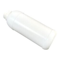 HDPE Plastic Bottle 1000mL White Bottom Side