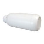 HDPE Plastic Bottle 500mL White Bottom Side