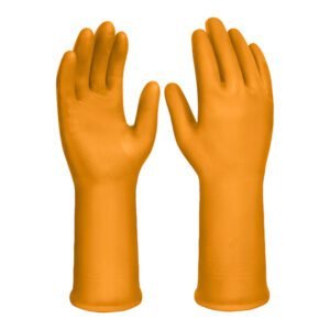 PVC Hand Gloves 32cm INGCO Multipurpose Safety Gloves (L-Size)