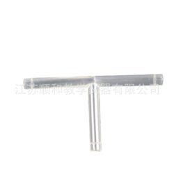 PVE Plastic T Connector 8mm for Chemistry Lab Pipe